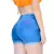 Shorts Jeans Feminino Cintura Alta Lycra