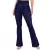 Calça Feminina Flare Jeans Boca de Sino com detalhes Na Frente Cintura Alta - comprar online