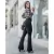 Calça Bandagem Grossa Flare - Preta - loja online