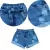 Short Jeans Barra Dobrada Short Jeans Feminino Cintura Alta na internet