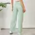 Imagem do Lovito Preppy Calça Plissada com Bolsos L12D19 (Verde/Azul)