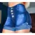 Short Jeans Feminino Com Lycra Cintura Alta Bermuda Jeans Feminina da Moda Envio Imediato!