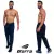 Calça masculina para atividade física em academia e corrida com cordão listras na lateral e bolso com zíper - loja online
