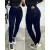 Imagem do Calça Jeans Feminina Azul Marinho Azul Carbono Tradicional com Lycra Levanta o Bumbum Rasgado no Joelho