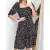 Vestido Feminino /florzinha /estampado de Viscolinho /Ombro à Ombro /elastec - loja online
