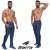 Calça masculina para atividade física em academia e corrida com cordão listras na lateral e bolso com zíper - comprar online