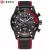 Curren Relógio De Pulso Casual Analógico Militar Esportivo Masculino Com Pulseira De Couro 8250x