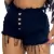 Short Jeans Feminino Cintura Alta Destroyed - eiOhneh