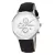 Relógio masculino de quartzo com pulseira de couro Genebra - comprar online