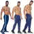 Calça masculina para atividade física em academia e corrida com cordão listras na lateral e bolso com zíper - loja online
