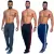 Calça masculina para atividade física em academia e corrida com cordão listras na lateral e bolso com zíper