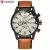 Curren Relógio De Pulso Casual Analógico Militar Esportivo Masculino Com Pulseira De Couro 8250x - comprar online