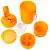 Garrafa Shakeira Coqueteleira Desmontável Com 3 Compartimentos 400ml Para Academia - comprar online