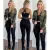Calça Jeans Feminina Azul Marinho Azul Carbono Tradicional com Lycra Levanta o Bumbum Rasgado no Joelho - comprar online