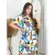 Vestido Confortável | Crepinho estampado - comprar online