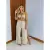 Calça Pantalona com aberturas na Lateral Tendência Moda Blogueira Conforto - loja online