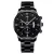 Relógio De Pulso Masculino Cinto De Aço Inoxidável Com Calendário Casual Quartz Watch