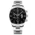 Relógio De Pulso Masculino Cinto De Aço Inoxidável Com Calendário Casual Quartz Watch - eiOhneh