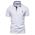 Imagem do 2021 Novo Verão Algodão Camisa Polo Masculina Girafa Marca Bordada Camisa Polo