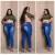 Calça Jeans Feminina Plus Size Cintura Alta Com Lycra Strech Elastano Premium efeito Empina Bumbum Promoção na internet