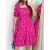 Vestido Feminino /florzinha /estampado de Viscolinho /Ombro à Ombro /elastec