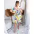 Vestido Confortável | Crepinho estampado - comprar online