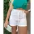 Shorts Lilian alfaiataria com cinto trança MODELAGEM PEQUENA - comprar online