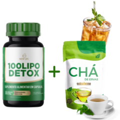 COMBO DETOX - 100Lipo Detox + Chá de Ervas Extra Forte