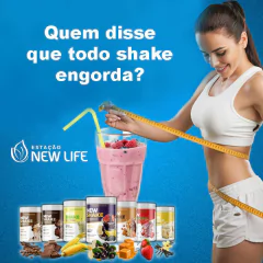 New Shake sabor Banana 600gr - comprar online