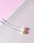 Brinco Ear Line | Pêndulo Pérola | Banhado a Prata - Magê Acessórios