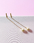 Brinco Ear Line | Pêndulo Pérola | Banhado a Ouro - loja online