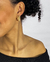 Trio Brinco Quadrado Click | Banhado a Ouro - comprar online