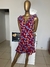 VESTIDO ELISA LARANJA VIDA FASHION MODA ESTAMPA EXLUSIVA - VESTE 36/38