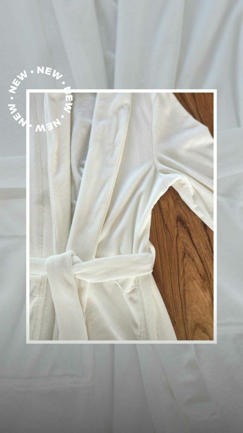 Robe Hamptons - Bata de Plush Suave para Invierno