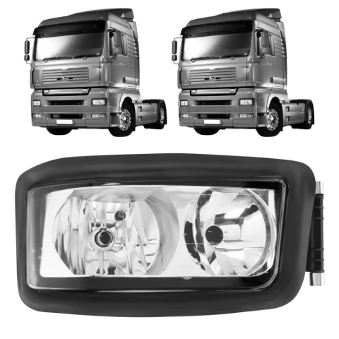 Farol Direito MAN TGA TGL 2012 em diante NN F420 H7 H1