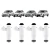 Kit 04 Bico Injetor Euro 10662 HB20 HB20S Soul Cerato 1.6