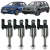 Kit 4 Bico Injetor Bosch Golf 16 Em Diante Polo 2017 A 2023