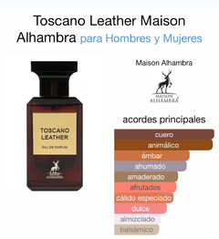 TOSCANO LEATHER Eau de parfum 80 ml ( MASION ALHAMBRA) - Perfumesvilladelparque
