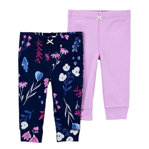 Kit calça floral 2 peças Carter’s