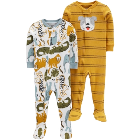 Kit macacão bebê 2 peças animais Carter’s