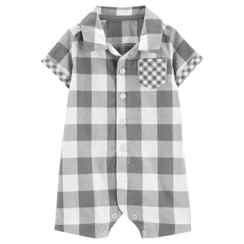 Romper bebê xadrez Carter’s