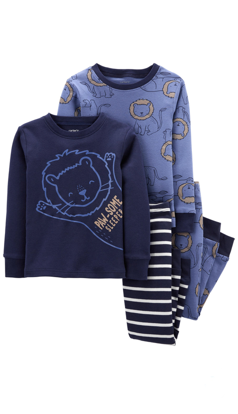 Pijama bebê 4 peças leão Carter’s