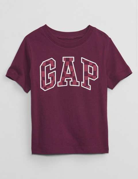 Camiseta infantil marsala logo GAP