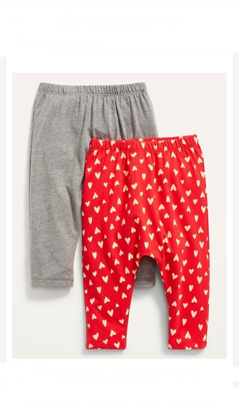 Kit calça coração Old Navy