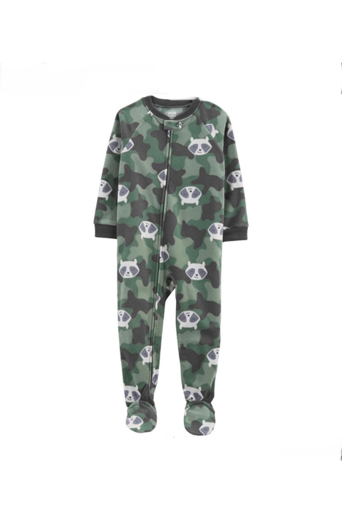 Macacão fleece guaxinim Carter’s