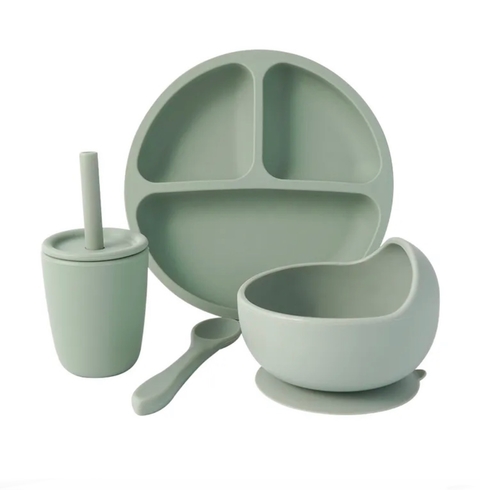 Kit introdução alimentar silicone