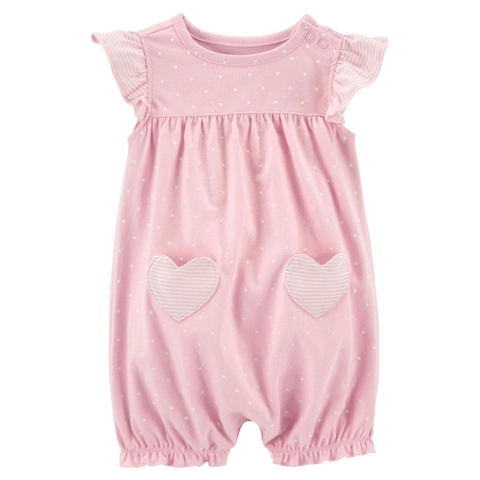 Romper coração e poás rosa Carter’s