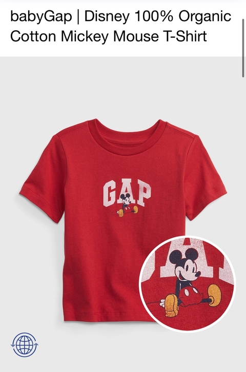 T-shirt Mickey logo GAP