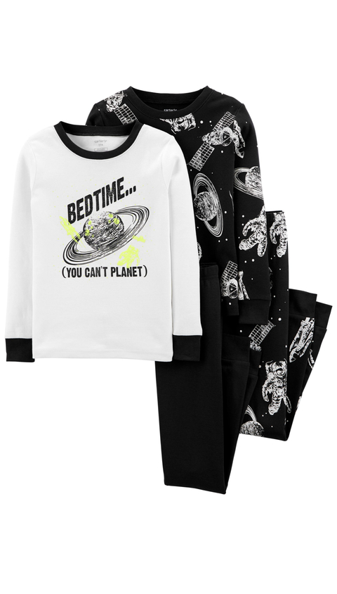Pijama infantil 4 peças planetas Carter’s
