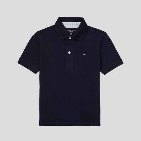 Polo sólida baby Tommy Hilfiger